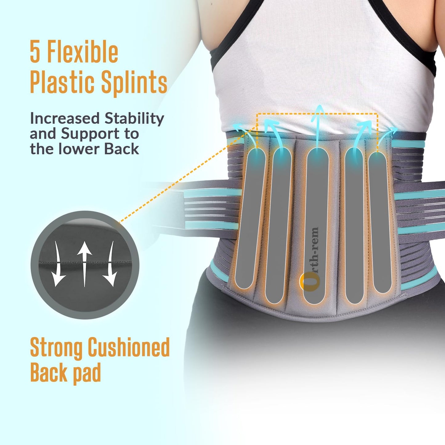 Back Support Brace for Men and Women