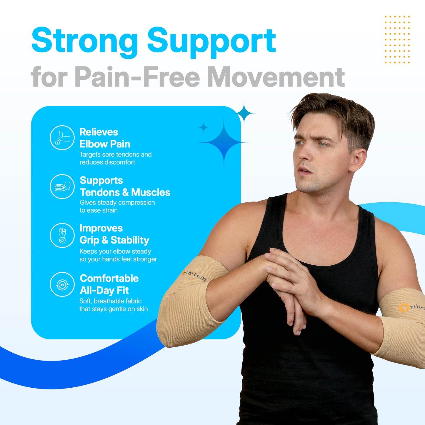 Elbow Support Brace (Pair)