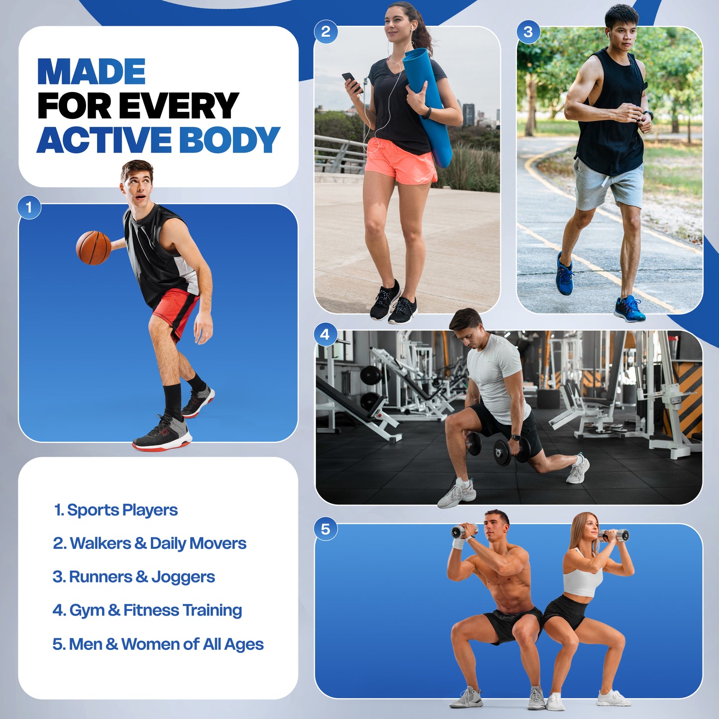 Patella Stabilizer Knee Support Strap (Pair)