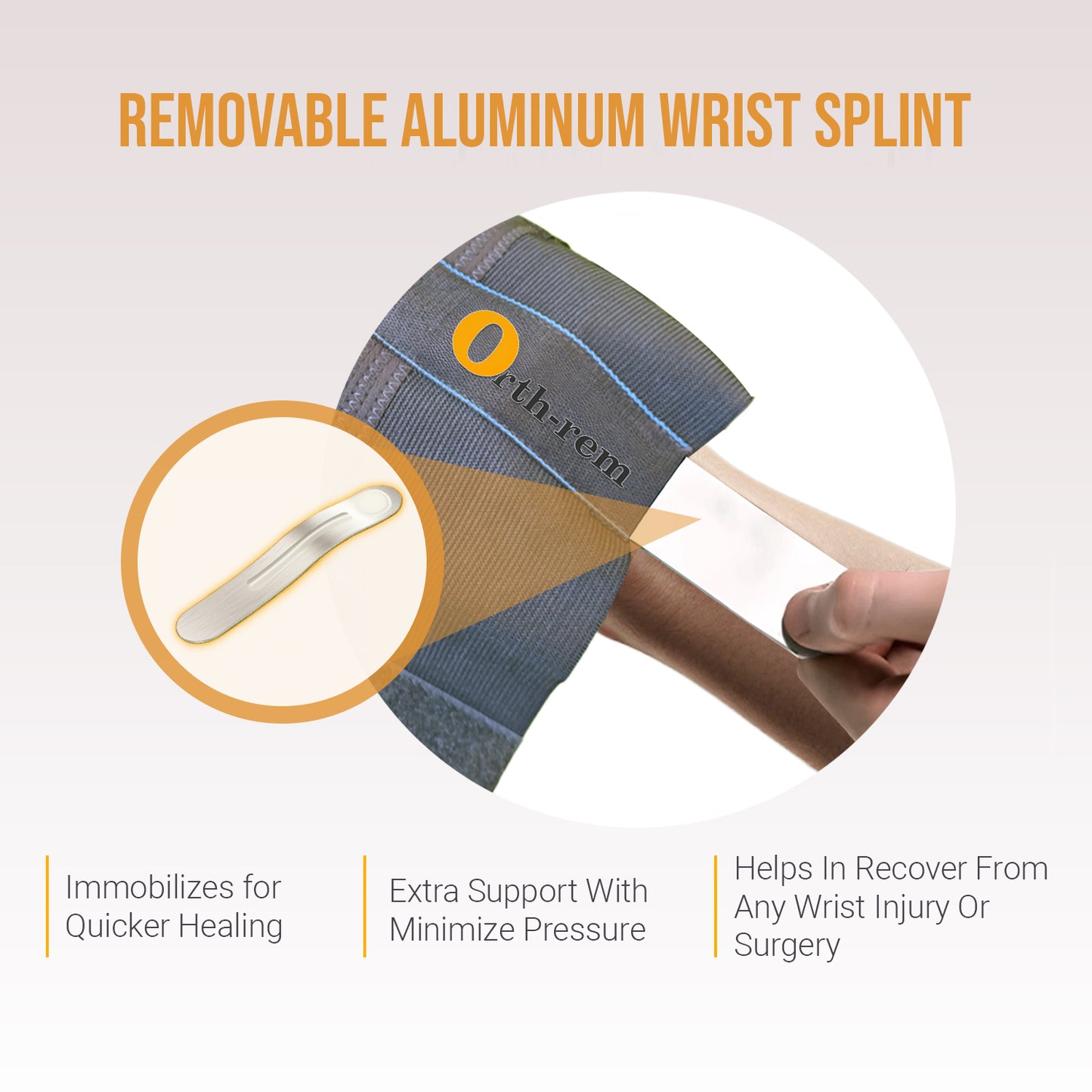 Wrist Band with Splint